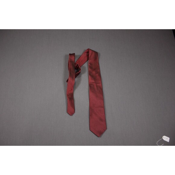 Donald J. Trump Red Silk Geometric Tie Signature Collection EUC 3" Wide - Picture 4 of 5